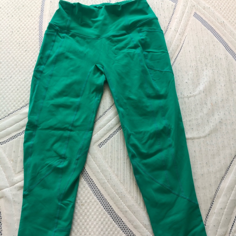 Till You Collapse Green Leggings